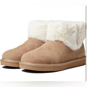 UGG Tan and Cream Ankle Boots